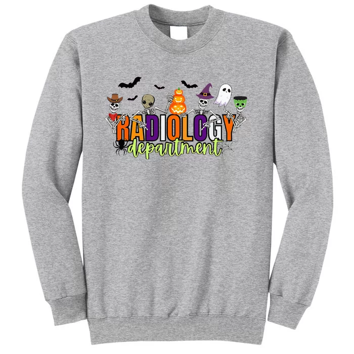 Cute Halloween Xray Tech Radiology Spooky Season Tall Sweatshirt