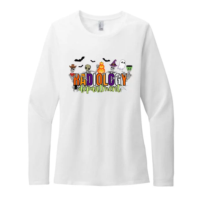 Cute Halloween Xray Tech Radiology Spooky Season Womens CVC Long Sleeve Shirt