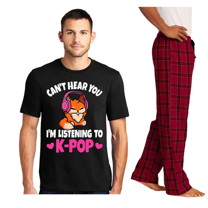 CanT Hear You IM Listening To Kpop Anime Lover Kpop Music Pajama Set