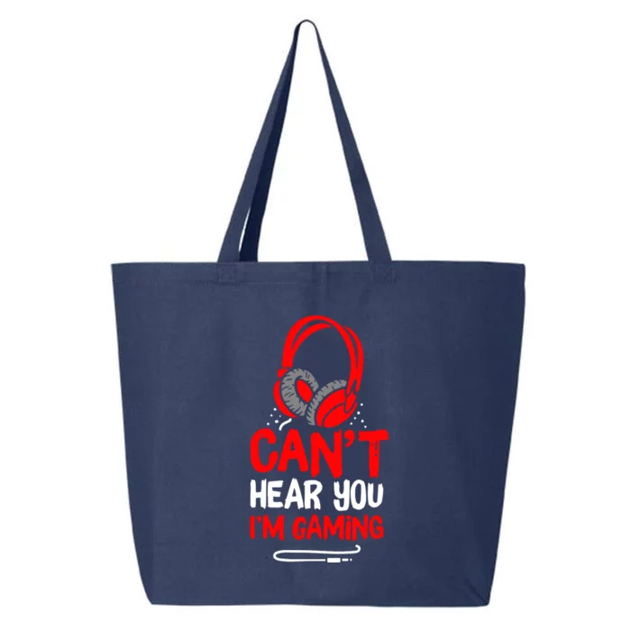 Cant Hear You Im Gaming 25L Jumbo Tote