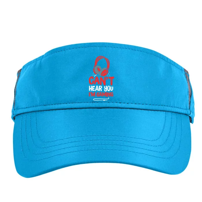 Can't Hear You I'm Gaming Cool Gift Adult Drive Performance Visor