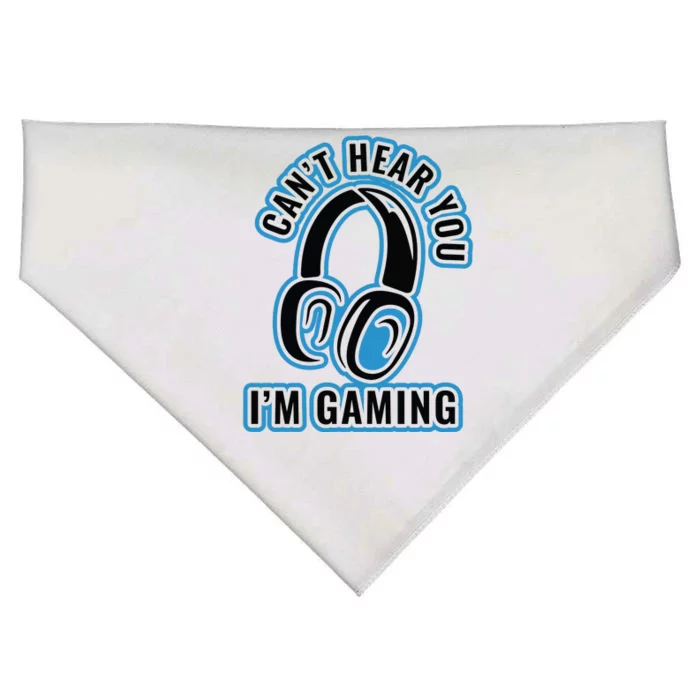 CanT Hear You IM Gaming USA-Made Doggie Bandana