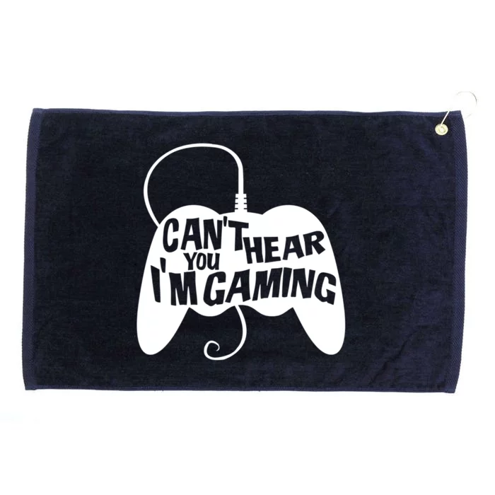 Can't Hear You I'm Gaming For Boy Girls Gamers Grommeted Golf Towel