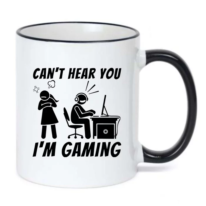 CanT Hear You IM Gaming Black Color Changing Mug