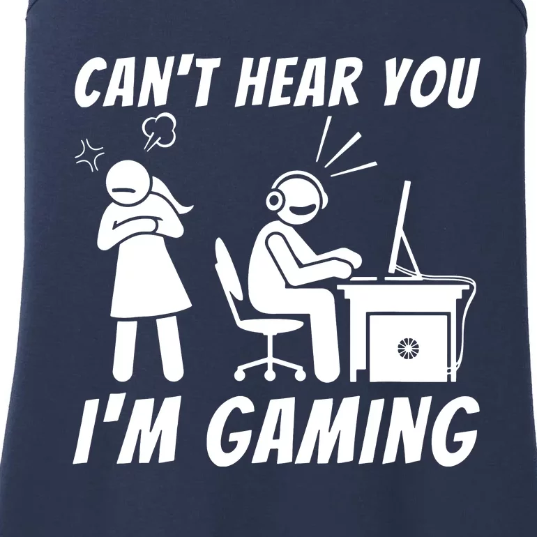 CanT Hear You IM Gaming Ladies Essential Tank