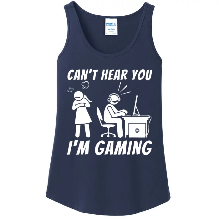 CanT Hear You IM Gaming Ladies Essential Tank