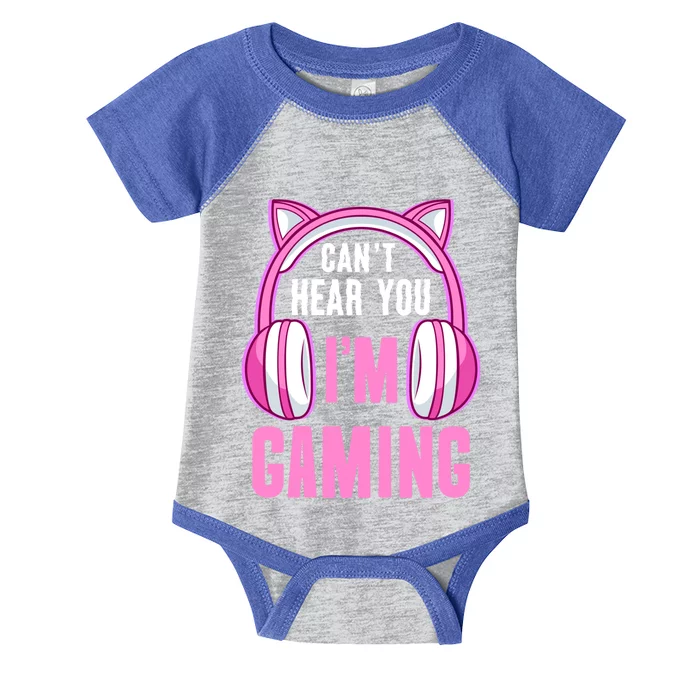 Cant Hear You Gaming Gamer Gift Infant Baby Jersey Bodysuit