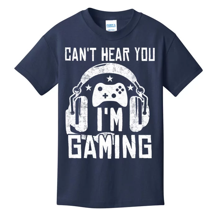 Can't Hear You I'm Gaming Kids T-Shirt