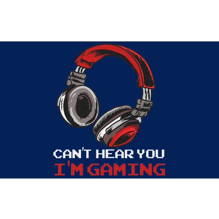 Can't Hear You I'm Gaming Gamer Assertion Gift Bumper Sticker