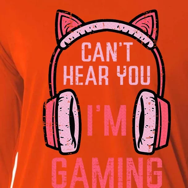 Cant Hear You Im Gaming Cooling Performance Long Sleeve Crew