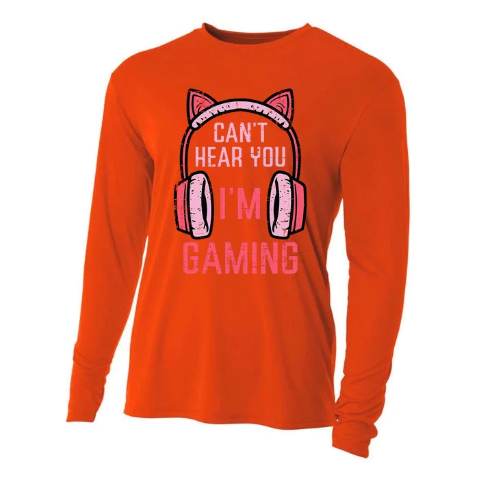 Cant Hear You Im Gaming Cooling Performance Long Sleeve Crew