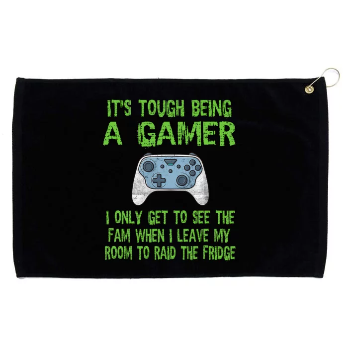 Can't hear you I'm Gaming - Funny Video Gamer Gift Grommeted Golf Towel