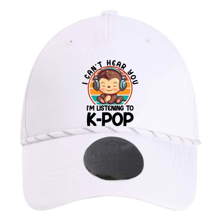 CanT Hear You IM Listening Kpop Merchandise Monkey Gift Performance The Dyno Cap