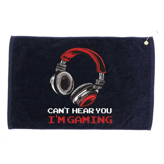 Can't Hear You I'm Gaming Great Gift Gamer Assertion Gift Idea Meaningful Gift Grommeted Golf Towel