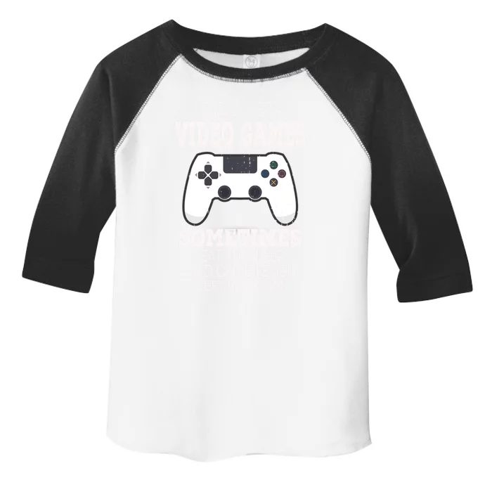 Can't Hear You I'm Gaming Funny Gamer Quote Gift Headset Great Gift Toddler Fine Jersey T-Shirt