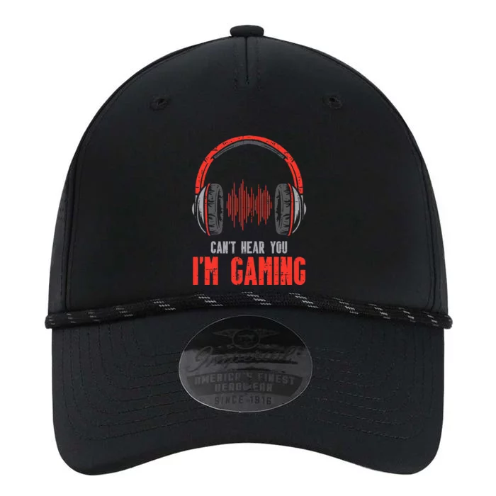 Cant Hear You Im Gaming Funny Gamer Performance The Dyno Cap