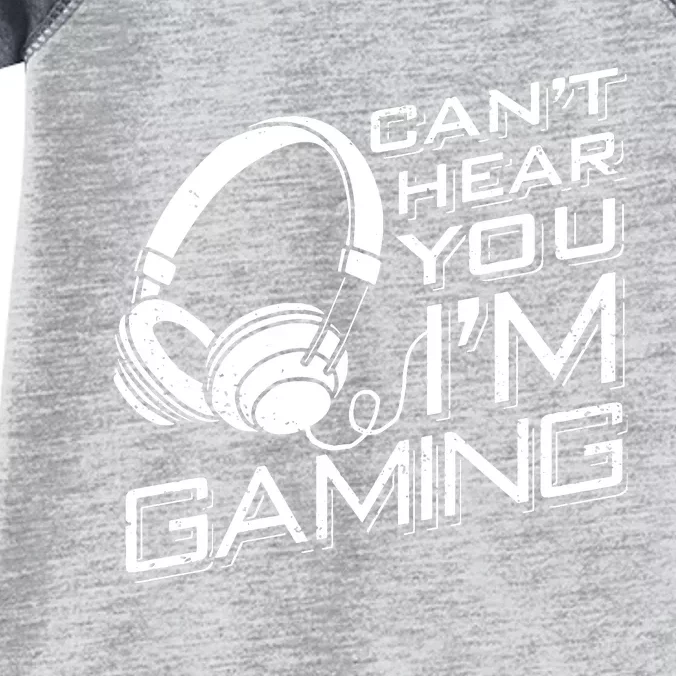 CanT Hear You IM Gaming Infant Baby Jersey Bodysuit