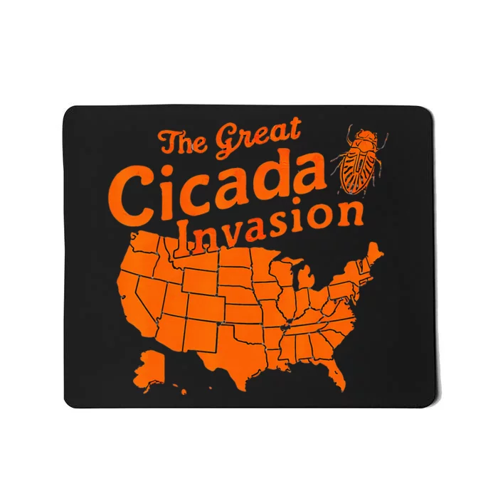 Cicadas Invasion 2024 Usa Locations Cicadas Map Location Mousepad