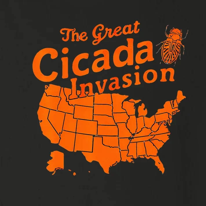 Cicadas Invasion 2024 Usa Locations Cicadas Map Location Toddler Long Sleeve Shirt