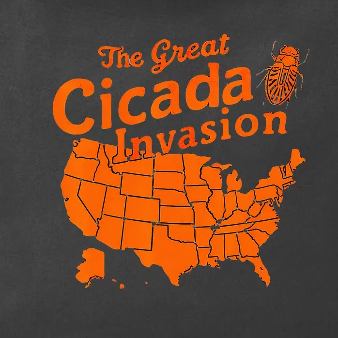 Cicadas Invasion 2024 Usa Locations Cicadas Map Location Zip Tote Bag