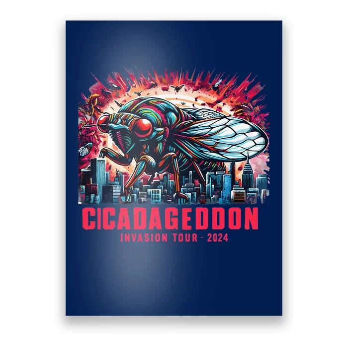 Cicadageddon Invasion 2024 Back Brood Xix & Xiii Poster