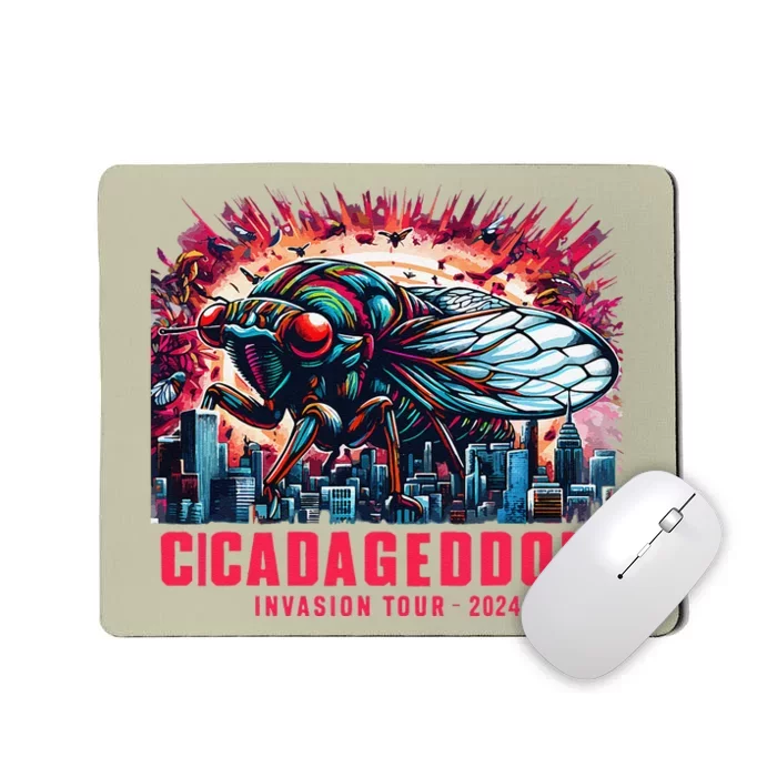 Cicadageddon Invasion 2024 Back Brood Xix & Xiii Mousepad