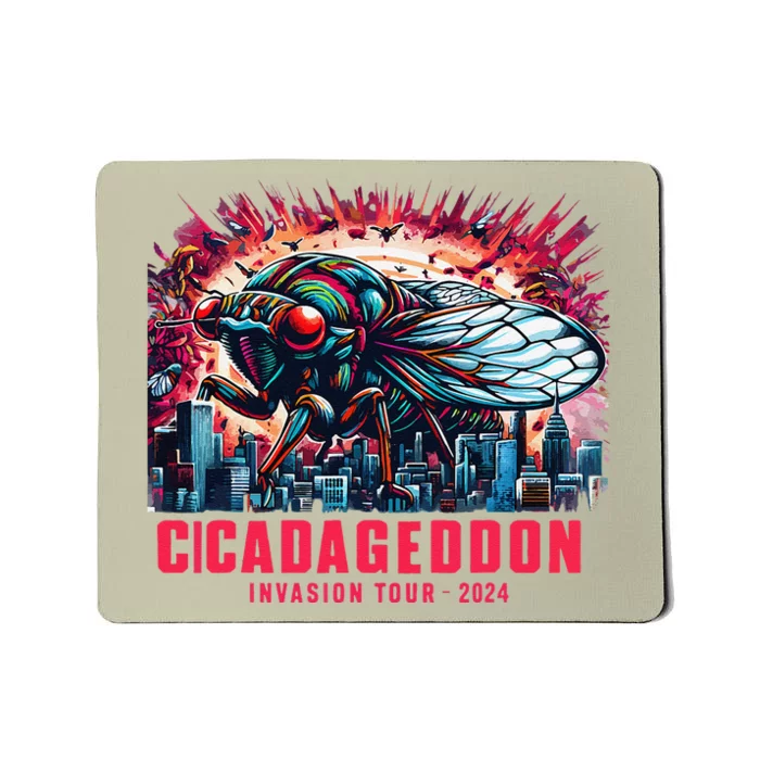 Cicadageddon Invasion 2024 Back Brood Xix & Xiii Mousepad