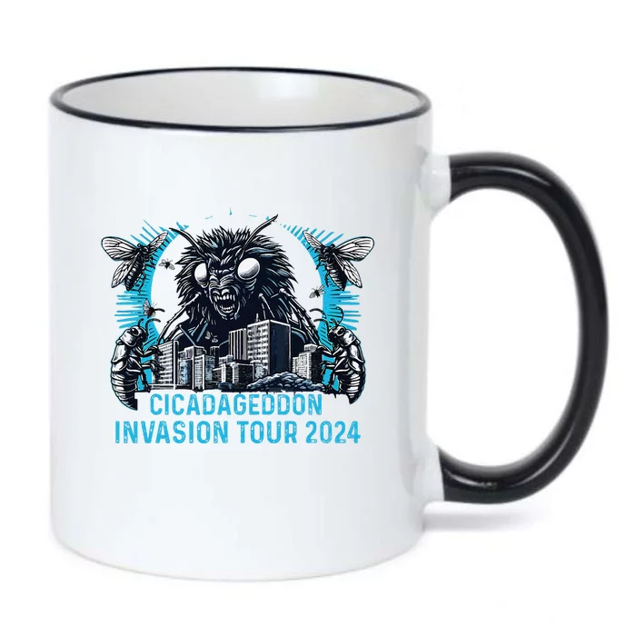 Cicadageddon Invasion 2024 Back Brood Xix & Xiii Black Color Changing Mug