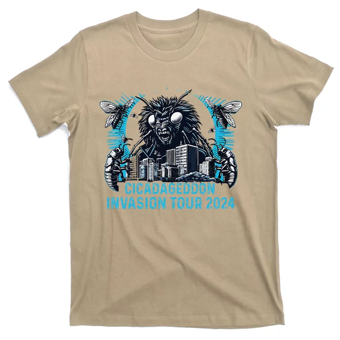 Cicadageddon Invasion 2024 Back Brood Xix & Xiii T-Shirt