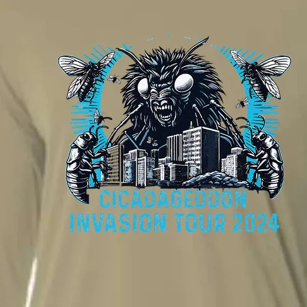 Cicadageddon Invasion 2024 Back Brood Xix & Xiii Cooling Performance Long Sleeve Crew