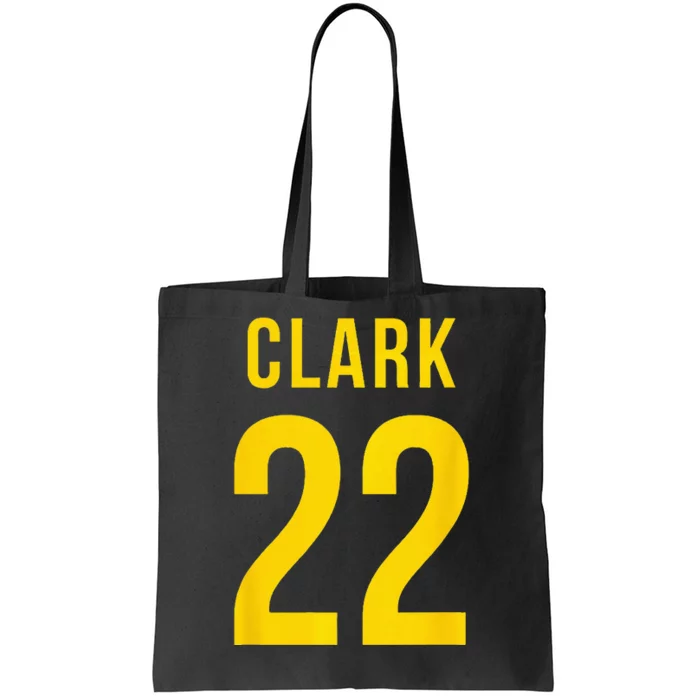 Clark Ind 22 Shirsey Indiana Basketball Tote Bag