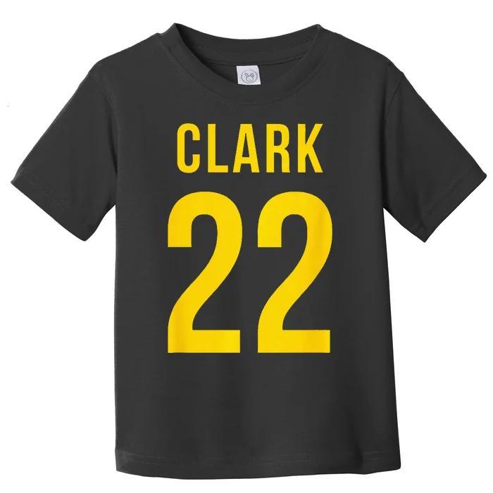 Clark Ind 22 Shirsey Indiana Basketball Toddler T-Shirt