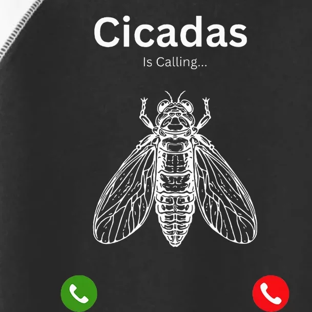 Cicadas Invasion 2024 Cicadas Is Caling Funny Cicada Toddler Fine Jersey T-Shirt