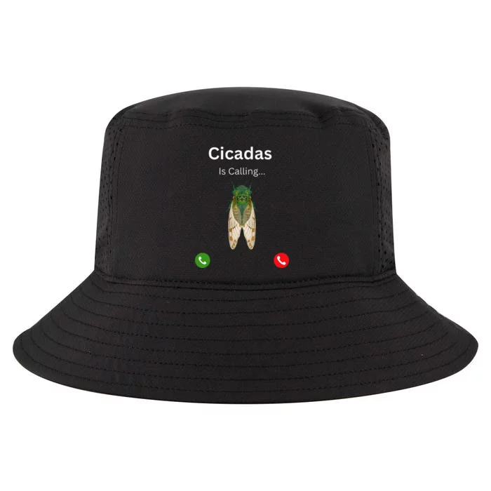 Cicadas Invasion 2024 Cicadas Is Caling Funny Cicada Cool Comfort Performance Bucket Hat