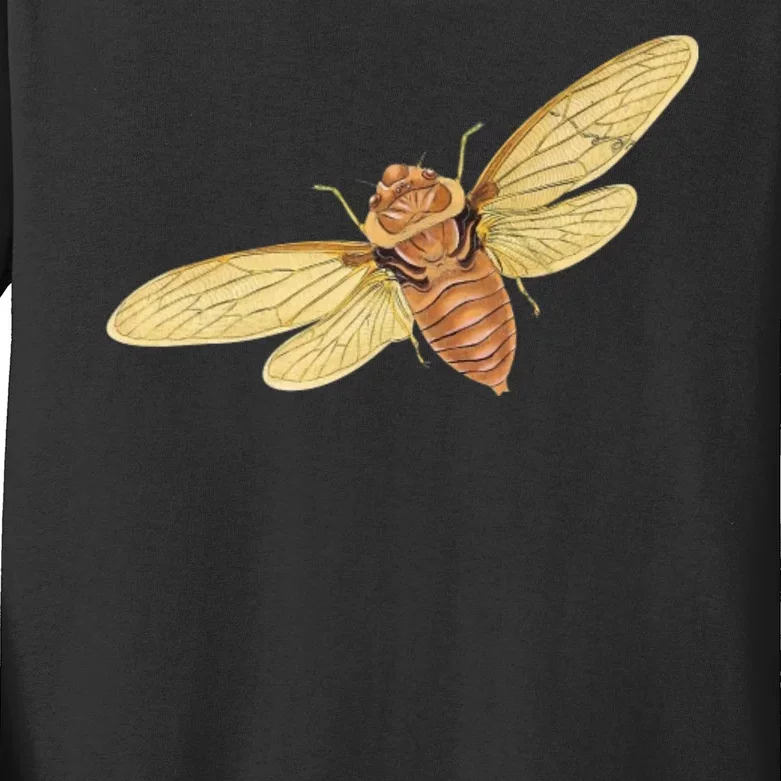 Cicada Insect 2024 Kids Long Sleeve Shirt