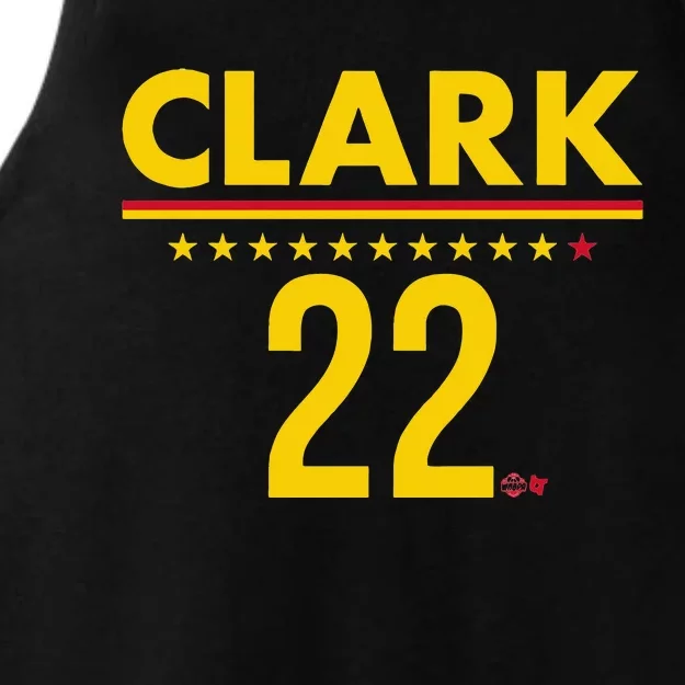 Clark Ind 22 Indiana Basketball Ladies Tri-Blend Wicking Tank