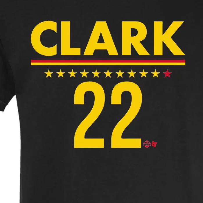 Clark Ind 22 Indiana Basketball Garment-Dyed Heavyweight T-Shirt