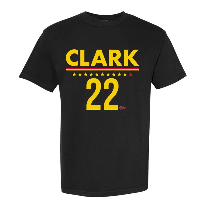 Clark Ind 22 Indiana Basketball Garment-Dyed Heavyweight T-Shirt