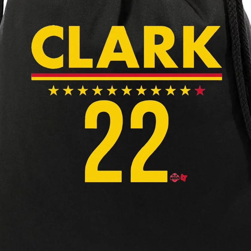 Clark Ind 22 Indiana Basketball Drawstring Bag