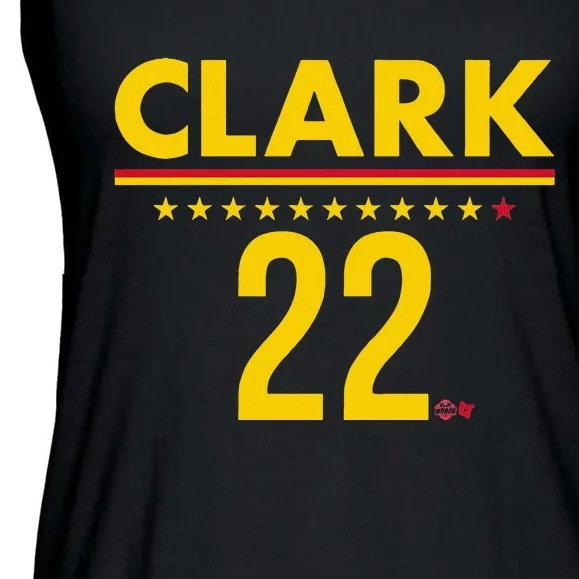 Clark Ind 22 Indiana Basketball Ladies Essential Flowy Tank