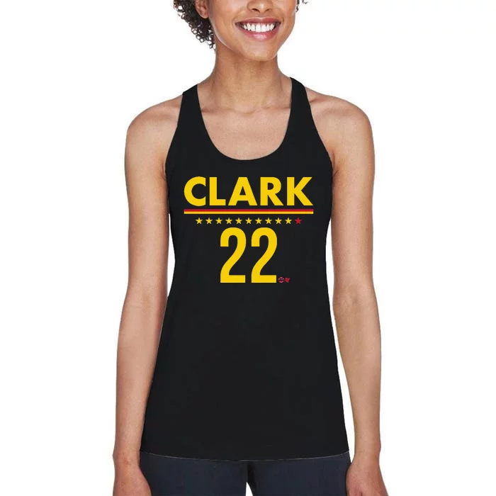 Clark Ind 22 Indiana Basketball Women's Racerback Tank