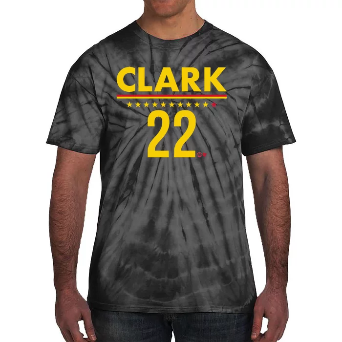 Clark Ind 22 Indiana Basketball Tie-Dye T-Shirt