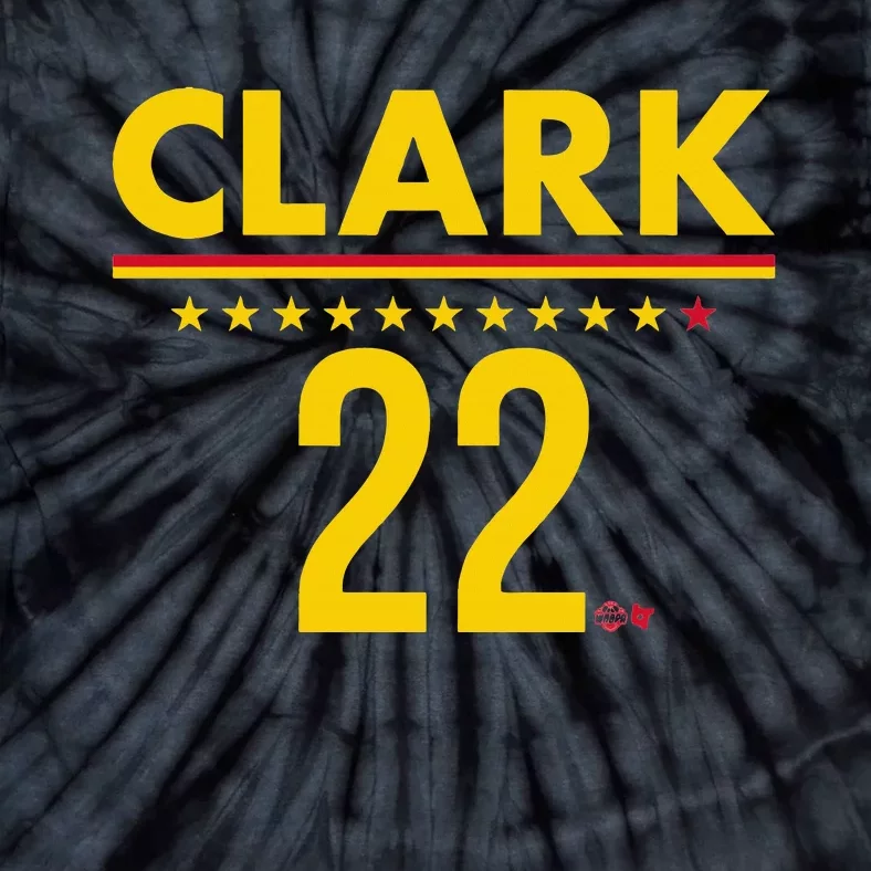 Clark Ind 22 Indiana Basketball Tie-Dye T-Shirt