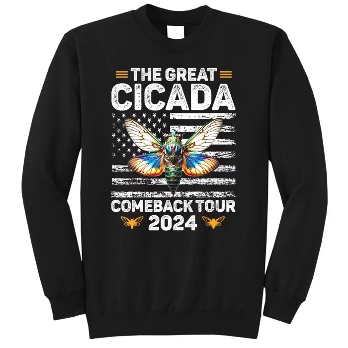 Cicada Invasion 2024 Great Cicada Come Back Tours 2024 Gift Sweatshirt