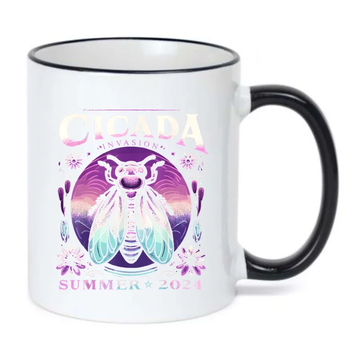 Cicada Invasion 2024 Broods Xix & Xiii Cicada Women Black Color Changing Mug