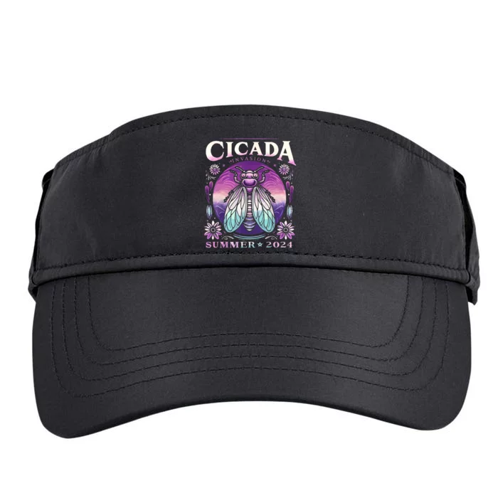 Cicada Invasion 2024 Broods Xix & Xiii Cicada Women Adult Drive Performance Visor