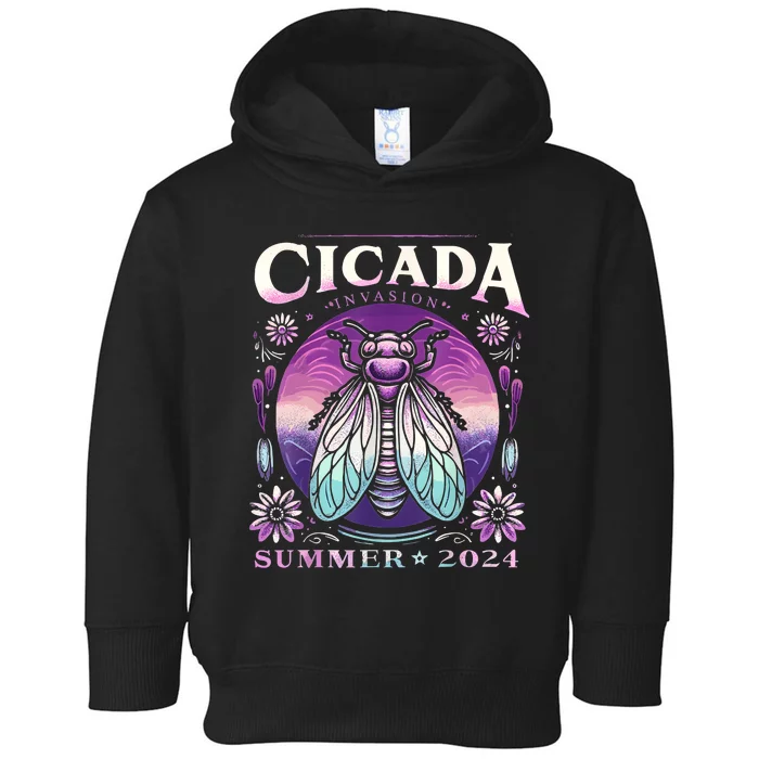 Cicada Invasion 2024 Broods Xix & Xiii Cicada Women Toddler Hoodie