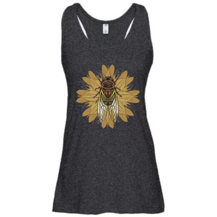 Cicada Insect 2024 Emergence Convergence Retro Ladies Essential Flowy Tank