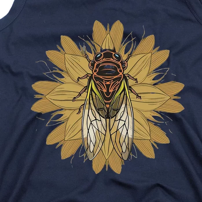 Cicada Insect 2024 Emergence Convergence Retro Tank Top