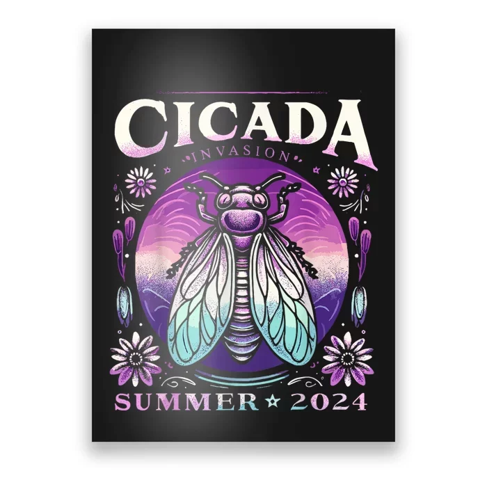 Cicada Invasion 2024 Broods Xix & Xiii Cicada Poster